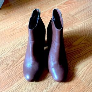 Seychelles Brown Leather heeled boots